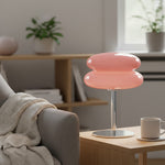 Charger l'image dans la visionneuse de galerie, Lampe de table Glasentro Bauhaus Design géométrique en verre Accent moderne pour salon N12