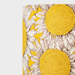 Bild in Gallery-Viewer laden, Sunflower shade embroidery and fabric weave detail