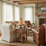 Load image into Gallery viewer, Eloise Scallop Glass Shade Vintage-Inspired Table Lamp for Bedroom and Living Room Accent Lighting