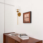 Charger l'image dans la visionneuse de galerie, Applique murale en métal et tissu doux Catina Design classique moderne - Éclairage d'entrée de couloir