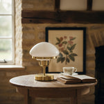 Bild in Gallery-Viewer laden, Ornato Luxe Skulpturale Geometrische Tischlampe – Art Deco Akzent für Schlafzimmer & Wohnzimmer