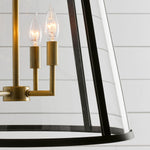 Load image into Gallery viewer, Ferrix Glass Outdoor Pendant Light - Industrial Front Porch Lighting