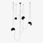 Charger l'image dans la visionneuse de galerie, Lampe suspendue moderne réglable minimaliste Axiomorna - Luminaire LED élégant pour tout espace N02