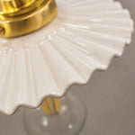 Charger l'image dans la visionneuse de galerie, pleated ceramic pendant light 26