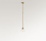 Load image into Gallery viewer, Auria Glass Dome Pendant Light – Clear Glass Elegance For Any Space