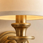 Charger l'image dans la visionneuse de galerie, Rowan No-Wire Flat Drum Shade Wall Sconce – Plug-In Fabric Wall Light