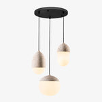 Cargar imagen en el visor de la Galería, Cream Wabi-Sabi Vintage Pendant Light