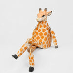 Cargar imagen en el visor de la Galería, Hand-carved wooden giraffe ornament