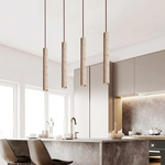 Load image into Gallery viewer, Marbled Travertine Cylinder Modern Pendant Light
