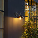 Cargar imagen en el visor de la Galería, Aplique de pared industrial de estilo rústico: lámpara de cuenco vintage para exteriores