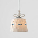 Bild in Gallery-Viewer laden, Blue Balloon hand-painted ceramic bow pendant light