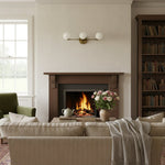 Load image into Gallery viewer, Glorica Glass Sleek Globe Vanity Light – Modern Industrial Three-Bulb Wall Sconce for Bathroom & Hallway