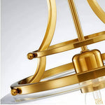 Bild in Gallery-Viewer laden, Lirra Vintage Transparente Glaskuppel Hängelampe – Klassischer Industrie-Stil für den Eingangsbereich U10