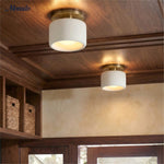 Load image into Gallery viewer, Cerova Contemporary Porcelain Flush Mount Ceiling Light – Soft Ambient Illumination for Hallways and Offices