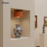 Charger l'image dans la visionneuse de galerie, Plafonnier encastré en porcelaine Cerova – Luminaire discret