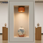 Charger l'image dans la visionneuse de galerie, Plafonnier encastré en porcelaine Cerova – Luminaire discret