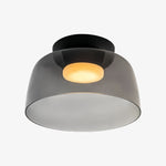 Cargar imagen en el visor de la Galería, Lámpara de techo Verdoma multicapa con forma de cuenco: vidrio minimalista moderno para salas de estar y comedores.