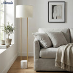 Load image into Gallery viewer, Luma Industrial Modern Table and Floor Lamp with Soft Fabric Shade - Contemporary Lighting for Home and Office