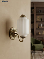 Load image into Gallery viewer, Vintage Milk Glass Sconce Bedside Hallway Eloise Wall Sconce