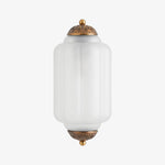 Load image into Gallery viewer, Vintage Milk Glass Flush Eloise Wall Sconce for Bedside Hallway