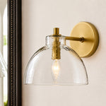 Bild in Gallery-Viewer laden, Glavira Recycelte Glas Wandlampe - Modernes Badezimmer Waschtischlicht