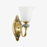 Load image into Gallery viewer, Rowan Classic Fabric Shade Sconce – Ceramic Wall Light for Hallway or Bedroom