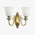 Load image into Gallery viewer, Rowan Classic Fabric Shade Sconce – Ceramic Wall Light for Hallway or Bedroom