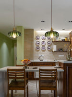 Load image into Gallery viewer, Retro Tulip Glass Pendant Light