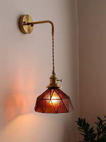 Cargar imagen en el visor de la Galería, Lámpara de pared con diseño geométrico pastoral retro