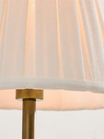 Load image into Gallery viewer, Luvora Fabric Shade Wall Sconce with Drum Shade - Classic Pleated Sconce Light