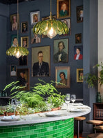 Load image into Gallery viewer, Retro Tulip Glass Pendant Light