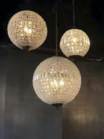 Load image into Gallery viewer, Antique Bronze Jewel Ball Chandelier