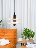 Load image into Gallery viewer, Disc Flying Saucer Marble Pendant Light