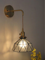 Cargar imagen en el visor de la Galería, Lámpara de pared con diseño geométrico pastoral retro