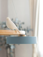 Load image into Gallery viewer, Modern Creative Colourful Circle Bird Chandelier