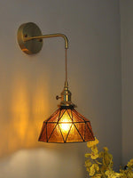 Cargar imagen en el visor de la Galería, Lámpara de pared con diseño geométrico pastoral retro