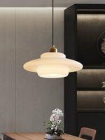 Load image into Gallery viewer, Modern Milk Glass Pendant Light