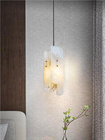 Load image into Gallery viewer, Nordic Modern Long Strip Murra Alabaster Pendant
