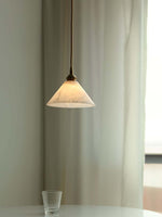 Load image into Gallery viewer, Modern Minimalist Design Brass Marble Pendant Light