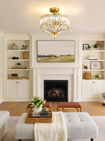 Load image into Gallery viewer, Modern Minimalist Luxury Wheeled Metal Glass Pendant Light