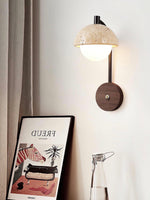 Load image into Gallery viewer, Wabi-Sabi Style Travertine Half-Sphere Design Wall Lamp for Living Rooms and Bedrooms