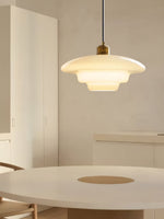 Load image into Gallery viewer, Modern Milk Glass Pendant Light