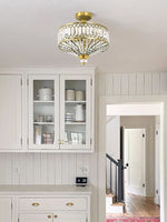 Load image into Gallery viewer, Modern Minimalist Luxury Wheeled Metal Glass Pendant Light