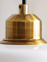 Cargar imagen en el visor de la Galería, Lámpara Colgante Blanca Lechosa de Múltiples Niveles - Lámpara Moderna de Vidrio para Comedor