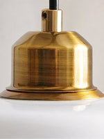 Load image into Gallery viewer, Modern Milk Glass Pendant Light