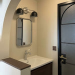 Load image into Gallery viewer, Metio Dome Vanity Wall Light – Mid-Century Fixture for Bathroom