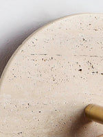 Load image into Gallery viewer, Wabi-Sabi Style Travertine Cylinder Wall Sconce Bedside Lamp with Pull-chain Switch