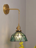 Cargar imagen en el visor de la Galería, Lámpara de pared con diseño geométrico pastoral retro