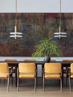 Load image into Gallery viewer, Disc Flying Saucer Marble Pendant Light