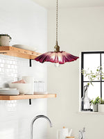 Load image into Gallery viewer, Nordic Flower Glass Pendant Light for Living Room